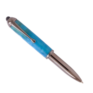 3 in 1 Flip Stylus, Pen & LED Kit - Gun Metal