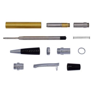 Elegant Sierra TWIST Pen Kit: Chrome & Black