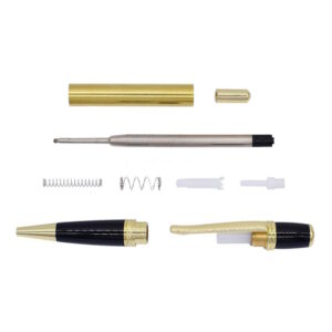 Sierra CLICK Pen Kit - Gold & Black