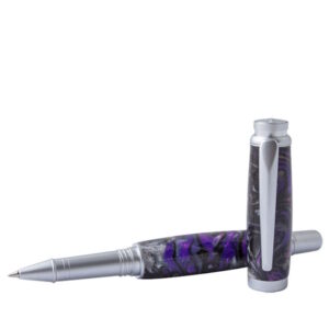 Commander ROLLERBALL Pen Kit: Satin Chrome