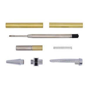 Elegant American Ball TWIST Pen Kit - Chrome