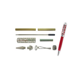 Euro Filigree TWIST Pen Kit: Chrome