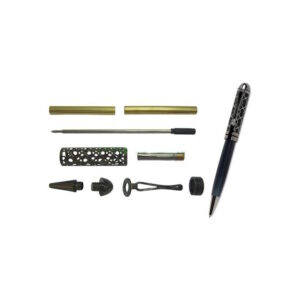 Euro Filigree TWIST Pen Kit: Gun Metal