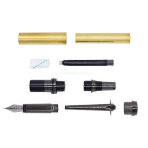 Jr Gentleman FOUNTAIN Pen Kit (New Size) - Gun Metal
