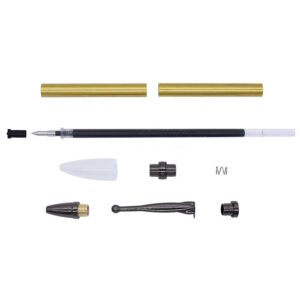 Fancy ROLLERBALL Pen Kit - Gun Metal