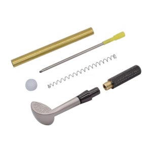 Golf Pen Kit: Gun Metal (Wood)
