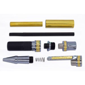 Hawaiian Love ROLLERBALL Pen Kit: Chrome & Gold