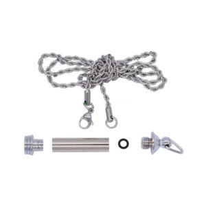 Keepsake Ashes Necklace Kit: Chrome