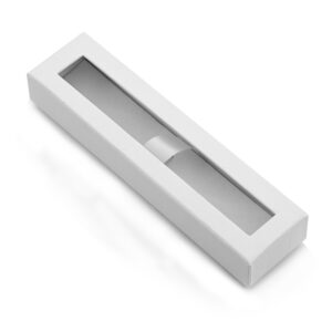 Single Window Pen Box: White
