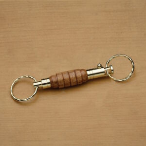 Detachable Bolt Action Style Keychain Kit: 24kt Gold