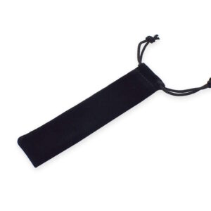 Large Velvet Bag - Black