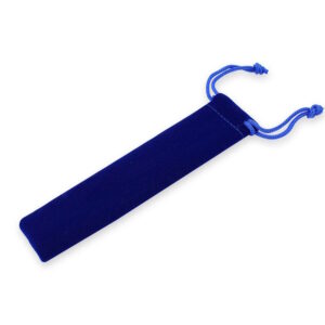 Large Velvet Bag - Blue