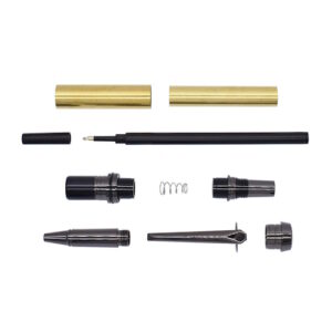 Jr Gentleman ROLLERBALL Pen Kit (New Size) - Gun Metal