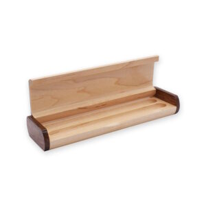 Two-Tone Wooden Pen Box - Double