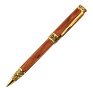 Sculptured Classic TWIST Pen Kit: 24Kt Gold