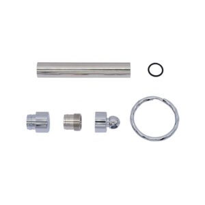 Secret Compartment Key Ring Kit (Smooth) - Chrome
