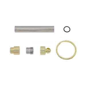 Secret Compartment Key Ring Kit (Smooth) - Gold