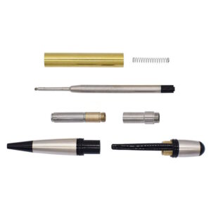 Sierra TWIST Pen Kit - Black Chrome & Satin Nickel