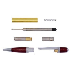 Sierra TWIST Pen Kit: Chrome & Red