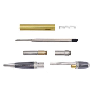 Sierra TWIST Pen Kit: Platinum & Black Titanium
