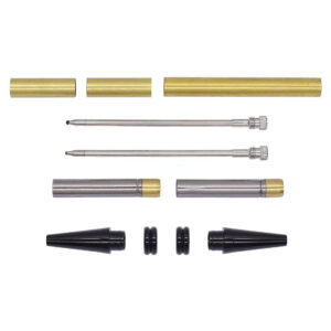 Teacher TWIST Pen Kit - Black Chrome