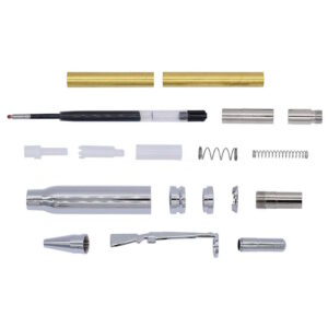 Bullet Style CLICK Pen Kit: Chrome