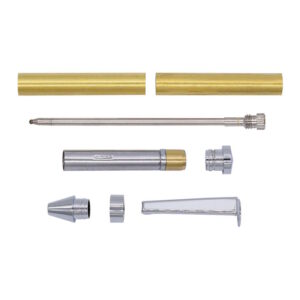 Credit Card TWIST pen kit - Chrome