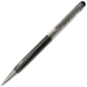 Crystal TWIST Pen Kit - Chrome with Black