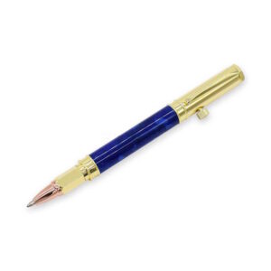 Hexagonal Knob CLICKER Pen Kit: Gold