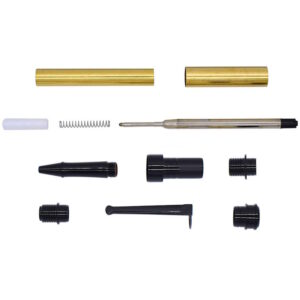 Hurricane BALLPOINT Pen Kit: Black Chrome