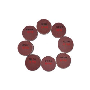 Mixed Velcro Backed Sanding Discs: 2"