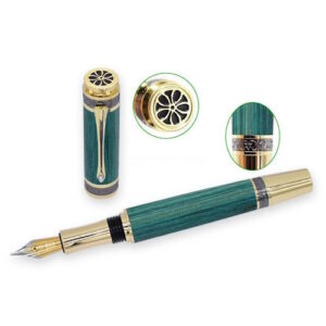 Majestic FOUNTAIN Pen Kit - Gold & Black Titanium (Economy)
