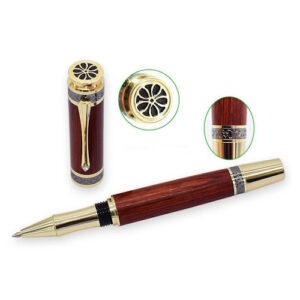 Majestic ROLLERBALL Pen Kit: Gold & Black Titanium (economy)