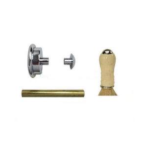 Shaving Brush Kit - Chrome