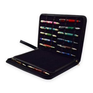 Leather Binder: 48 Pens (Black)