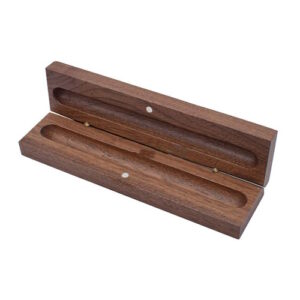 Single Wooden Pen Box: Black Walnut