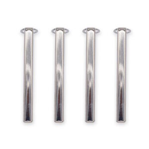 Fancy pen clip - Chrome without stripe