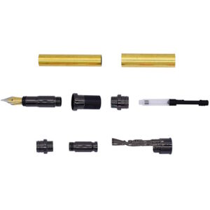 Over & Under FOUNTAIN pen kit - Gun Metal