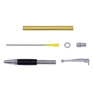 Modern TWIST pen kit – Chrome