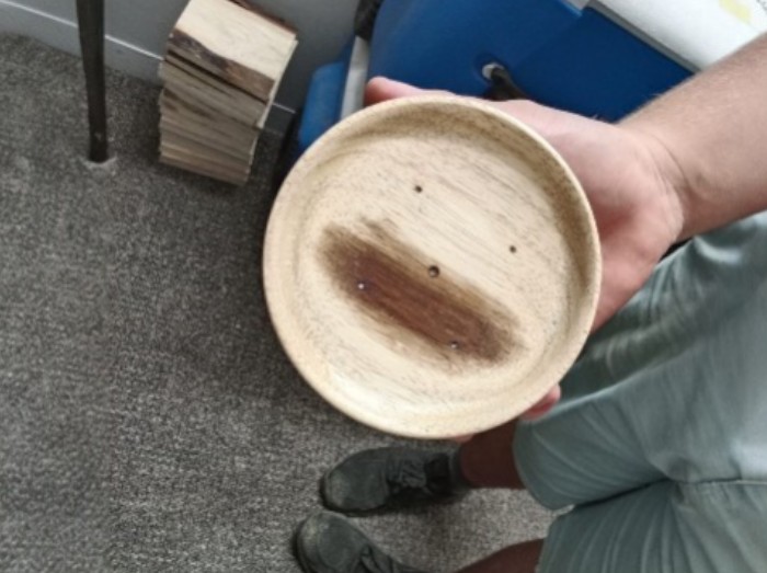 mr woodturner nuwe hoop skool gallery small bowl created by student