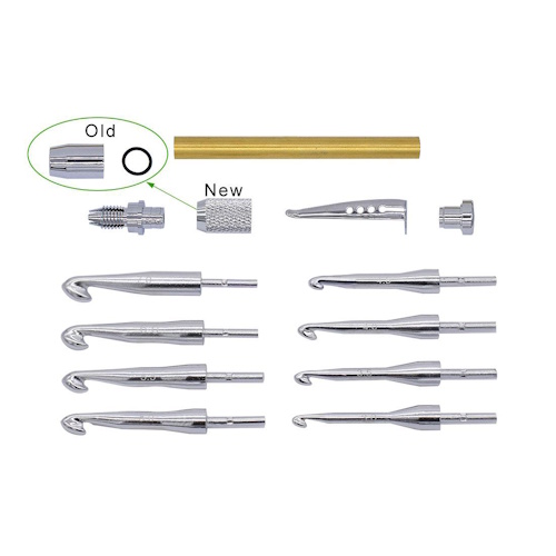 Crochet Hook kit (new) – Chrome